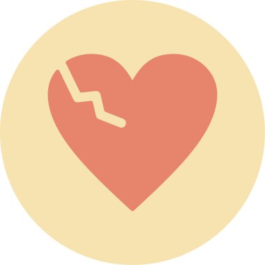 ok simgesi olan kalp, vektör illüstrasyonu