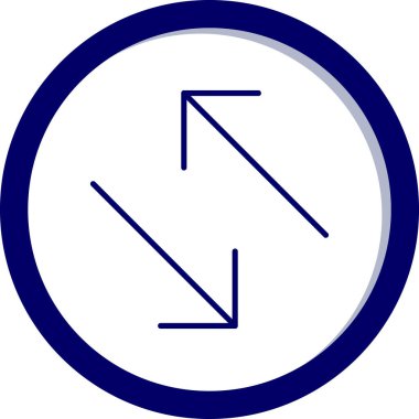 Ok. Web simgesi basit illüstrasyon