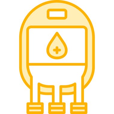 Bir damla su ikonu ile yağ damlası