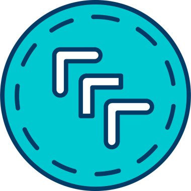 Para birimi para birimi simgesi ile doldurulmuş ana hat biçimi