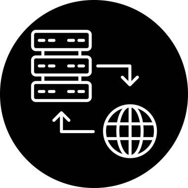 Ağ web simge vektör çizim
