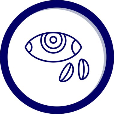 Gözün vektör çizimi