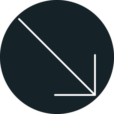 ok simgesinin vektör illüstrasyonu