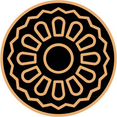 çiçek simgesi vektör illüstrasyonu