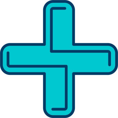 Çapraz simge, vektör çizimi