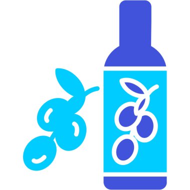 Şişe. Web simgesi basit illüstrasyon