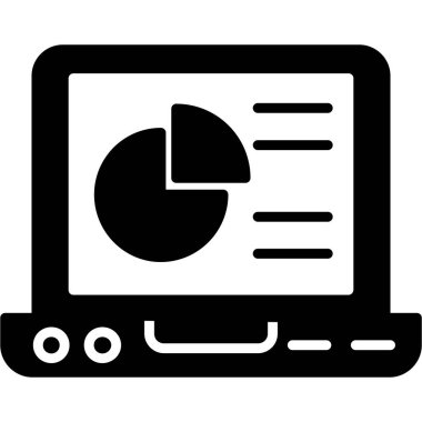 iş veri analiz simgesi ana hat biçiminde