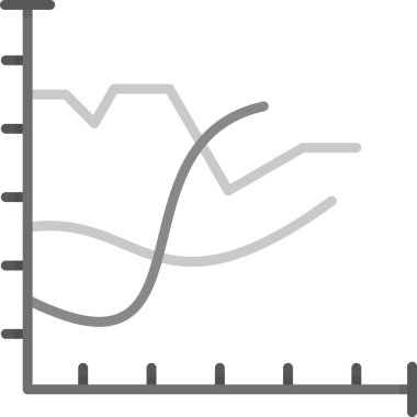 vector illustration of growing graph icon
