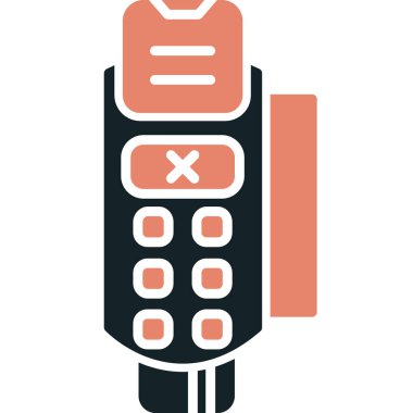 Modern simgenin vektör illüstrasyonu