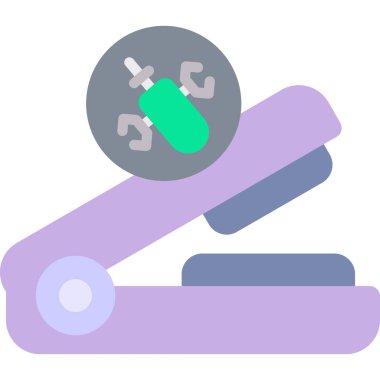 elektrik kablo düz simgesi, vektör, illüstrasyon