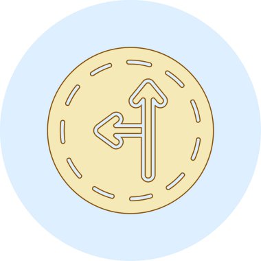 Ok. Web simgesi basit illüstrasyon