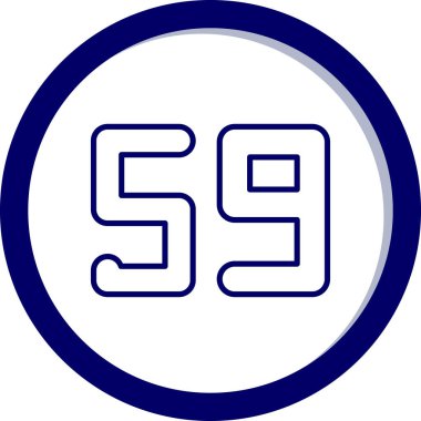 6 numaralı logo vektör şablonu