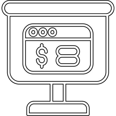 para kasası simgesi, basit özet biçimi