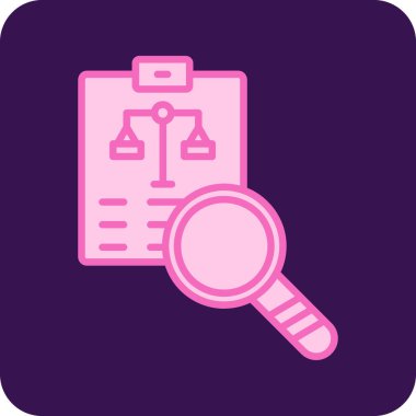 Aramayı bul. Web simgesi basit illüstrasyon