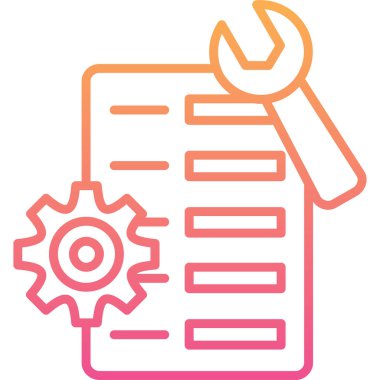 Teçhizat Web simgesi basit illüstrasyon