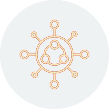 Bir simgenin vektör illüstrasyonu