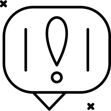 Sohbet mesajı vektör illüstrasyonu