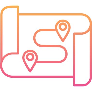 Harita işaretleyici vektör simgesi