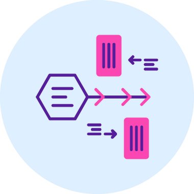 Seo simgesinin vektör illüstrasyonu