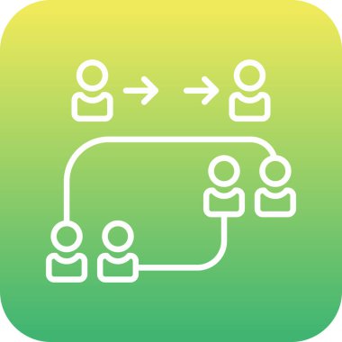 Modern b 'nin vektör illüstrasyonu insanların ikonundan yoksun