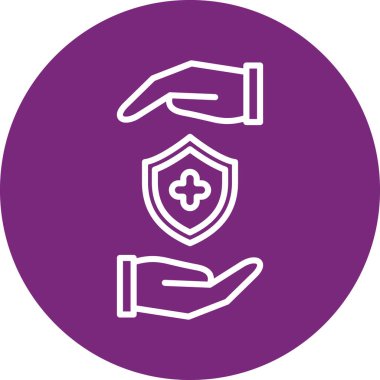 Kişisel sağlık simgesi çizelgesi tasarımı