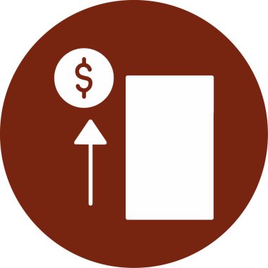 dolar işareti ile ok