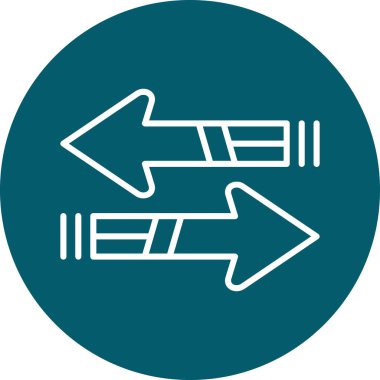 Yol işaretinin vektör illüstrasyonu