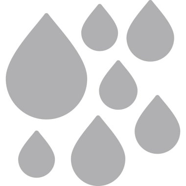 su damlaları vektör simgesi