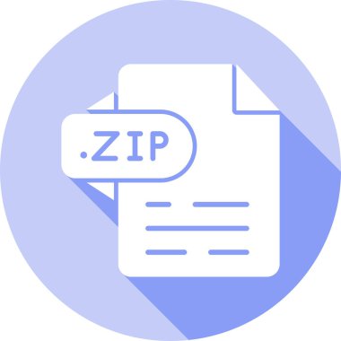 dosya biçimi simgesi, vektör illüstrasyonu