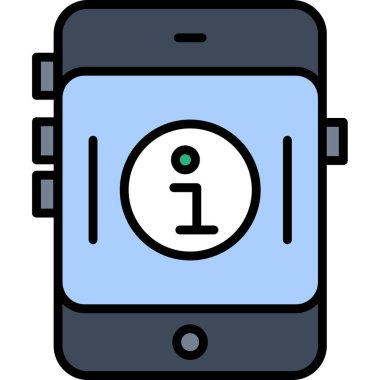 mobil simge, vektör illüstrasyon tasarımı