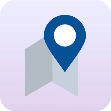 harita konumu simgesi düz biçimli