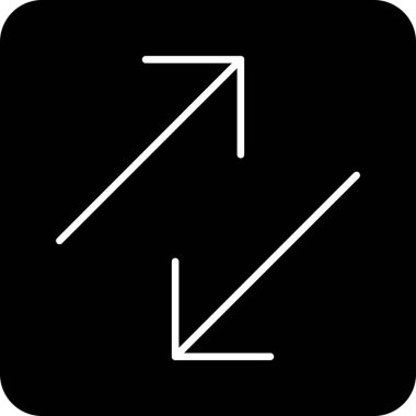 ok simgesi, vektör illüstrasyonu