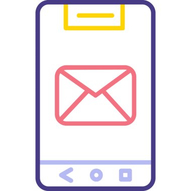 vektör çizim vektör e-posta kutsal kişilerin resmi