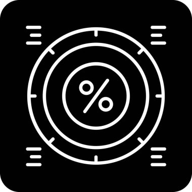 Kişisel verilerin vektör simgesi, vektör illüstrasyonu
