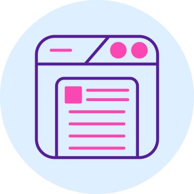 seo modern simgesinin vektör illüstrasyonu