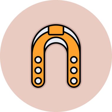 Tek bir izole simgenin vektör illüstrasyonu