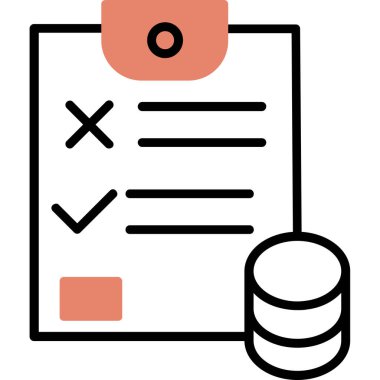 Belge. Web simgesi basit tasarım