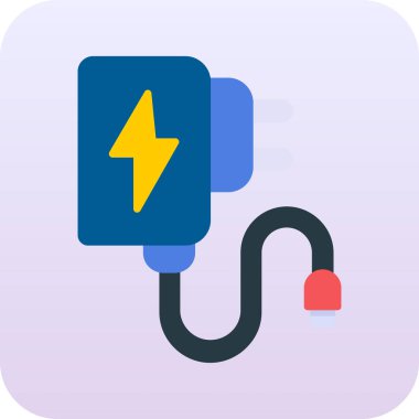 Pil simgesinin vektör illüstrasyonu