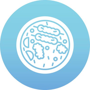 Gıda simgesinin vektör illüstrasyonu