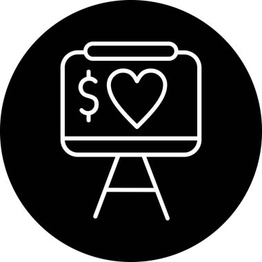 para simgesi vektör illüstrasyonu