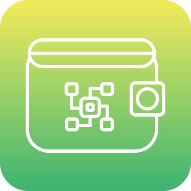 vektör takvimi simgesi, basit illüstrasyon