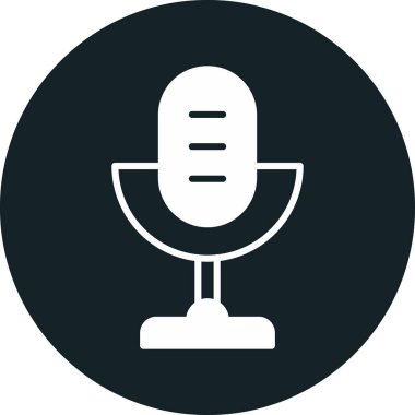 Radyo. Web simgesi basit illüstrasyon