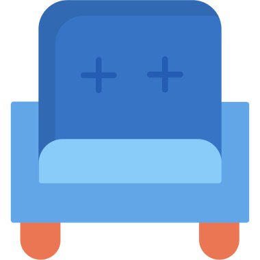 Yatağa. Web simgesi basit illüstrasyon