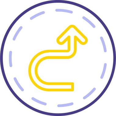 ok simgesi vektör illüstrasyonu