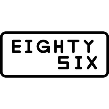 6 numara işaret simgesi vektörü. 6 numara.