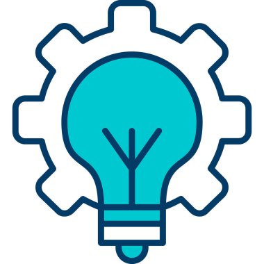 ampul simgesi vektör illüstrasyonu