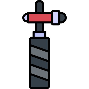 Çekiç simgesi. Vektör çizim