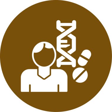 Tıbbi tüplü bir adamın vektör çizimi