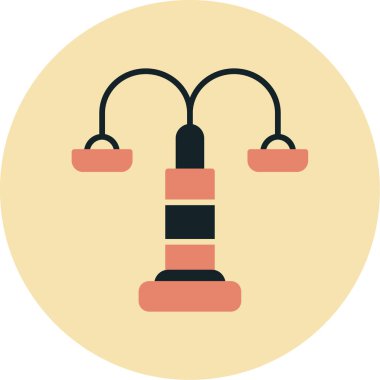 Ampul Ağı simgesi basit vektör