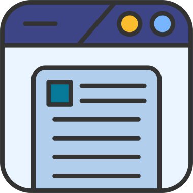 Tarayıcı internet simgesi - taslak biçimi